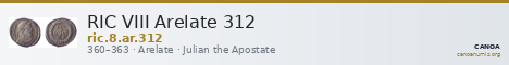 RIC VIII Arelate 312 — CANOA