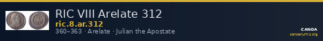 RIC VIII Arelate 312 — CANOA