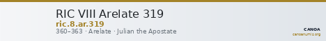 RIC VIII Arelate 319 — CANOA