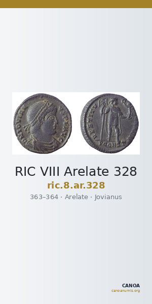 RIC VIII Arelate 328 — CANOA
