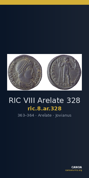 RIC VIII Arelate 328 — CANOA