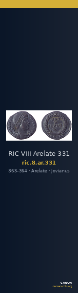 RIC VIII Arelate 331 — CANOA