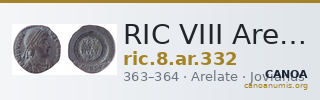 RIC VIII Arelate 332 — CANOA
