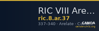 RIC VIII Arelate 37 — CANOA