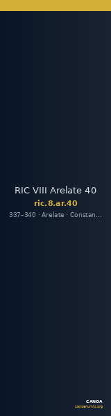 RIC VIII Arelate 40 — CANOA
