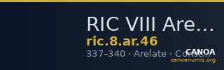 RIC VIII Arelate 46 — CANOA