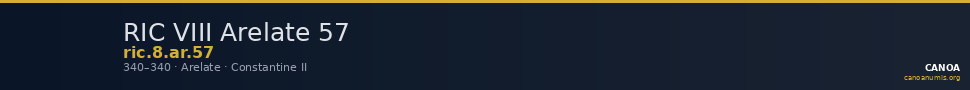 RIC VIII Arelate 57 — CANOA