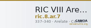 RIC VIII Arelate 7 — CANOA