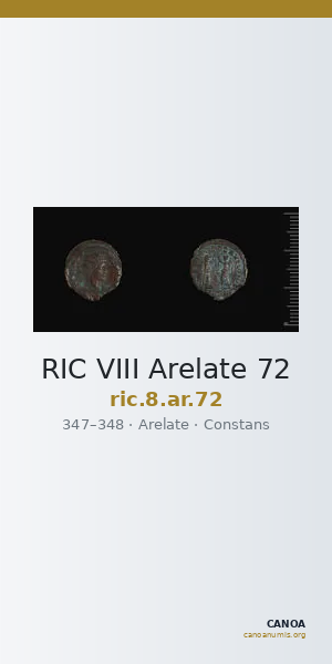RIC VIII Arelate 72 — CANOA