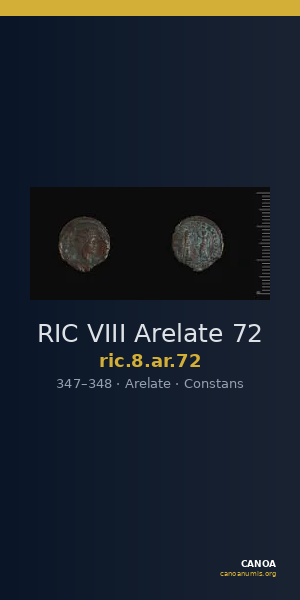 RIC VIII Arelate 72 — CANOA