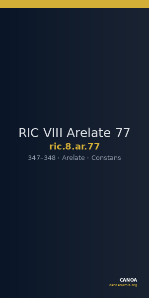 RIC VIII Arelate 77 — CANOA