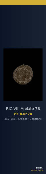 RIC VIII Arelate 78 — CANOA