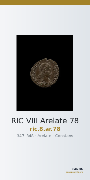 RIC VIII Arelate 78 — CANOA