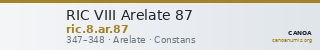 RIC VIII Arelate 87 — CANOA