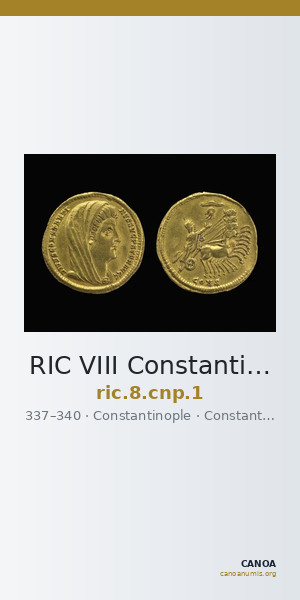 RIC VIII Constantinople 1 — CANOA