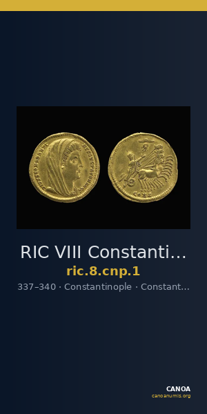 RIC VIII Constantinople 1 — CANOA