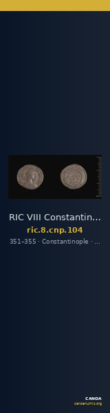 RIC VIII Constantinople 104 — CANOA