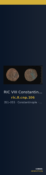 RIC VIII Constantinople 106 — CANOA