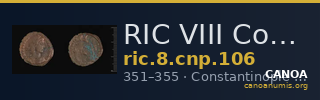 RIC VIII Constantinople 106 — CANOA