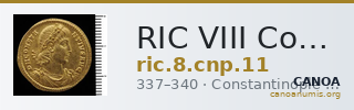 RIC VIII Constantinople 11 — CANOA