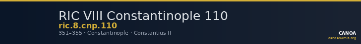RIC VIII Constantinople 110 — CANOA