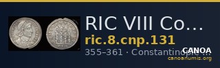 RIC VIII Constantinople 131 — CANOA