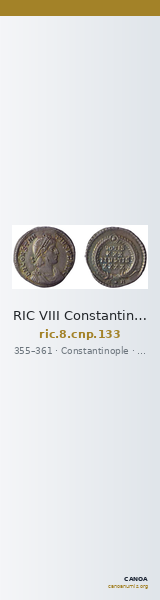 RIC VIII Constantinople 133 — CANOA