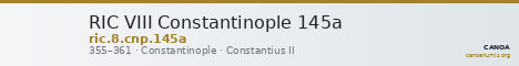 RIC VIII Constantinople 145a — CANOA