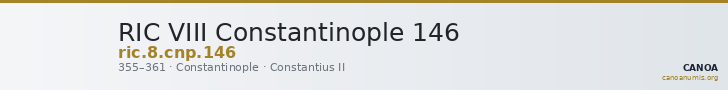 RIC VIII Constantinople 146 — CANOA
