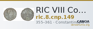 RIC VIII Constantinople 149 — CANOA