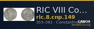 RIC VIII Constantinople 149 — CANOA