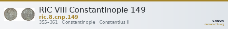 RIC VIII Constantinople 149 — CANOA