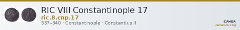 RIC VIII Constantinople 17 — CANOA