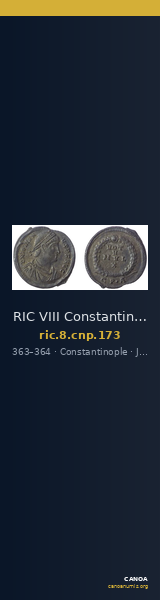 RIC VIII Constantinople 173 — CANOA