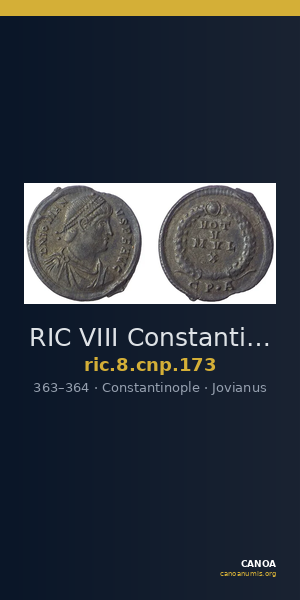 RIC VIII Constantinople 173 — CANOA