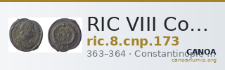 RIC VIII Constantinople 173 — CANOA