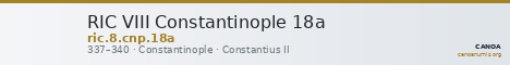 RIC VIII Constantinople 18a — CANOA