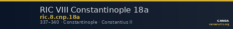 RIC VIII Constantinople 18a — CANOA