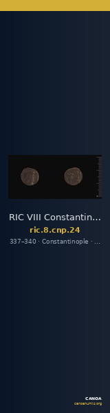 RIC VIII Constantinople 24 — CANOA