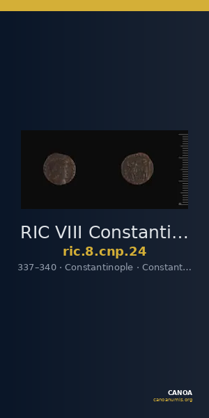 RIC VIII Constantinople 24 — CANOA