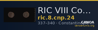 RIC VIII Constantinople 24 — CANOA