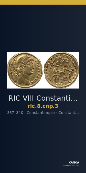 RIC VIII Constantinople 3 — CANOA