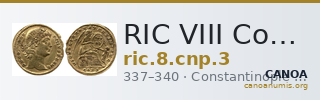 RIC VIII Constantinople 3 — CANOA