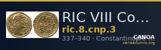 RIC VIII Constantinople 3 — CANOA