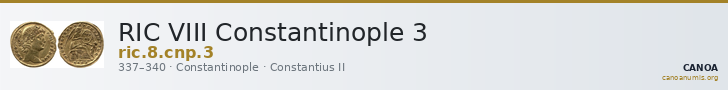 RIC VIII Constantinople 3 — CANOA