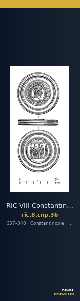 RIC VIII Constantinople 36 — CANOA