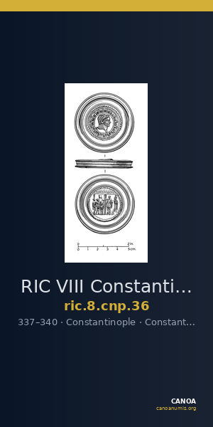RIC VIII Constantinople 36 — CANOA