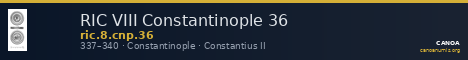 RIC VIII Constantinople 36 — CANOA