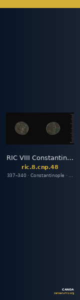 RIC VIII Constantinople 48 — CANOA