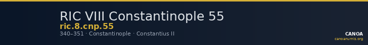 RIC VIII Constantinople 55 — CANOA